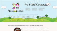 Desktop Screenshot of costumespecialists.com