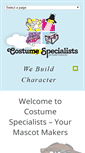 Mobile Screenshot of costumespecialists.com